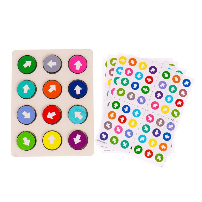 Развивающие игры из дерева &laquo;Стрелочки&raquo;, повтори по образцу