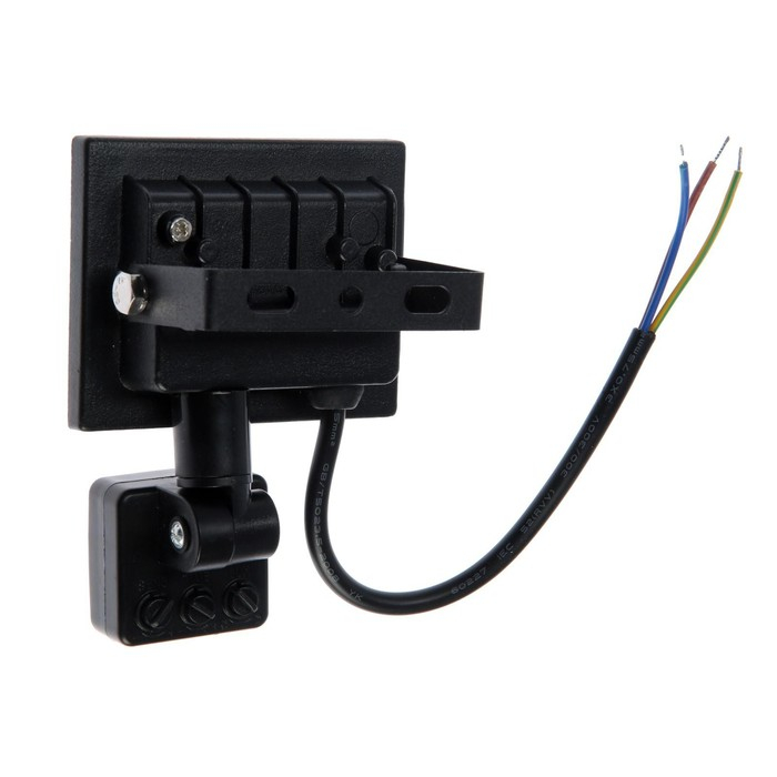 Прожектор светодиодный, 10 Вт, 900 Лм, 4000К, Датчик движения, IP66 Прожектор светодиодный, 10 Вт, 900 Лм, 4000К, Датчик движения, IP66