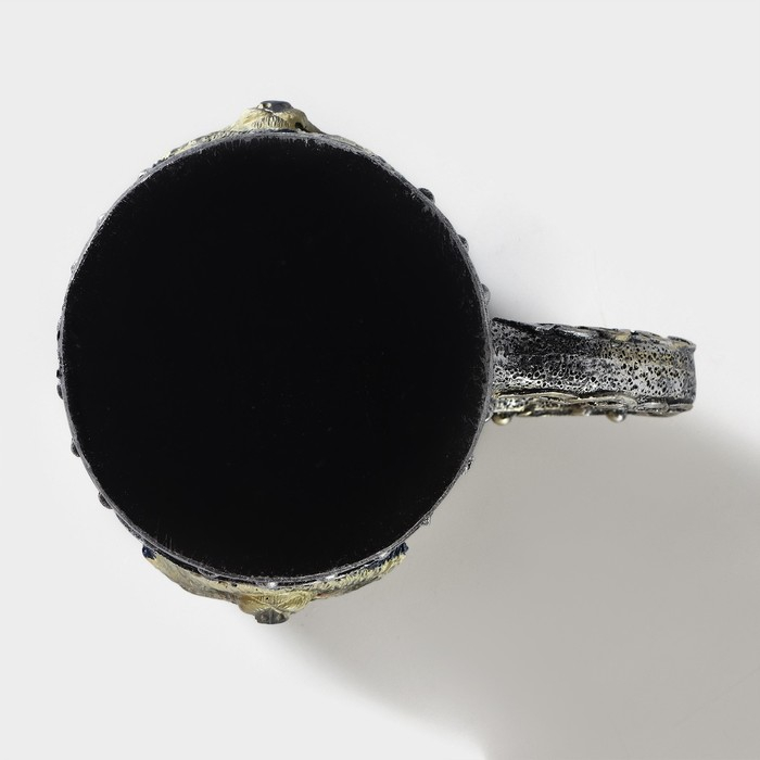 Кружка &laquo;Волк&raquo;, 400 мл, цвет серебристый