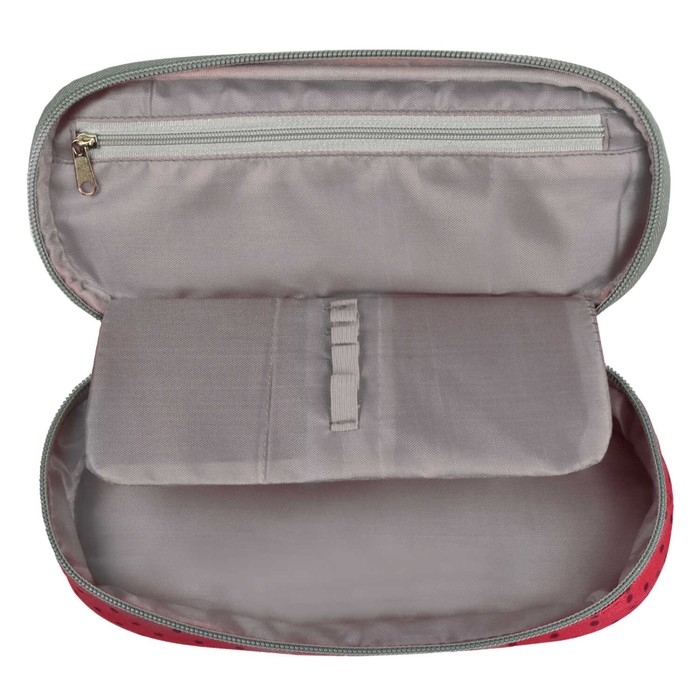 Пенал-футляр 85 х 220 х 55 мм, мягкий, текстильный, Феникс "Девочка с котом" 64166