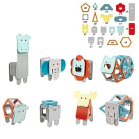 Конструктор магнитный &laquo;Цветные магниты&raquo;, 60 деталей