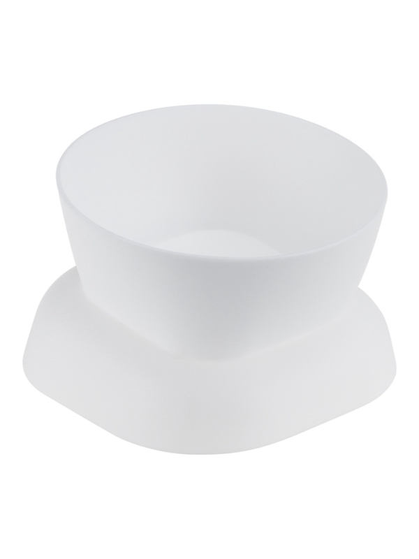 Миска для животных Квадро 0,2л, белый