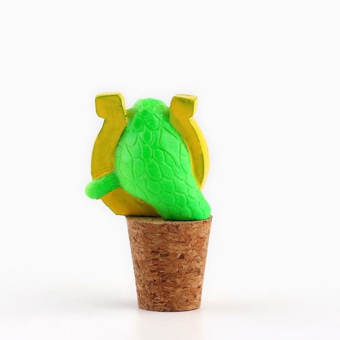 Пробка для вина новогодняя &laquo;Удачи&raquo; на Новый год, 6 х 3,2 см