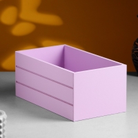 Кашпо деревянное 25х14х11 см Сиреневый Кашпо деревянное 25х14х11 см Сиреневый