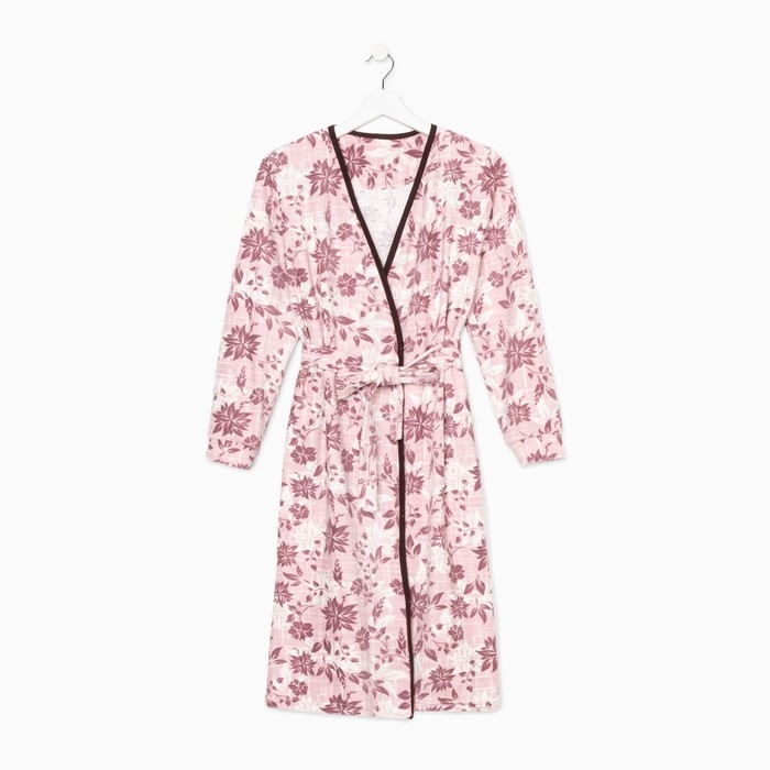 Халат женский, цвет пудровый, размер 46 Халат женский, цвет пудровый, размер 46