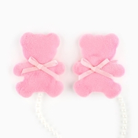 Заколки мишки новогодние &laquo;Привет зима&raquo;, на Новый год, набор 2 шт, 5 х 4 см