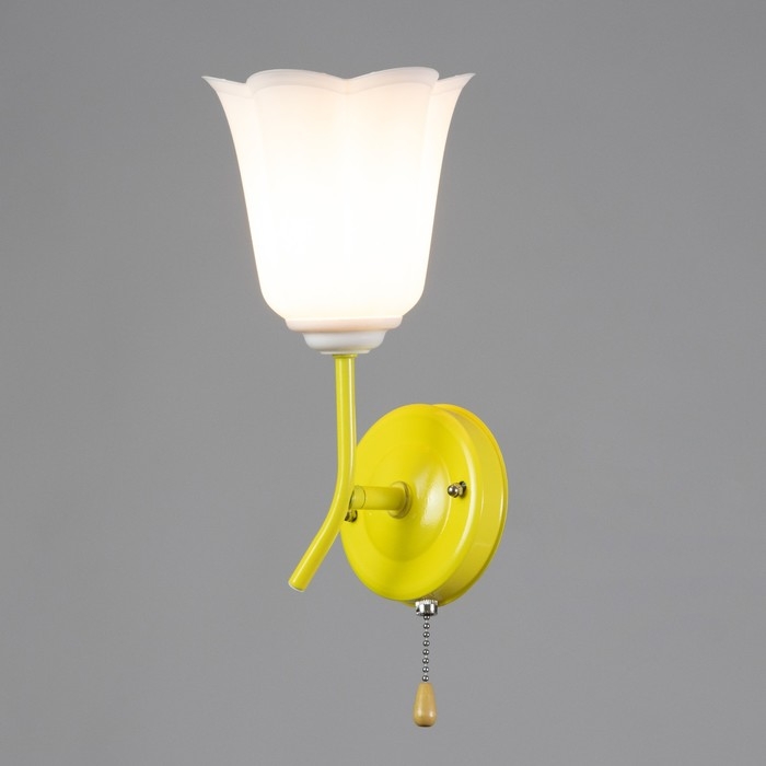 Бра Бра "Онлайн" (цвет.) 1х15Вт Е27 МОДЕЛЬ:BR 02087 желтый 10,5х15х27см