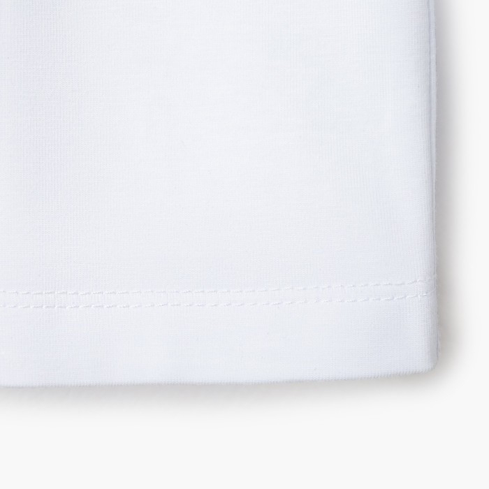 Лонгслив детский MINAKU: Basic line цвет белый, рост 110