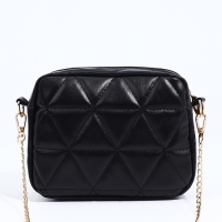 Сумка кросс-боди на молнии, цвет чёрный