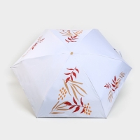 Зонт женский &laquo;Осеннее настроение&raquo;, 6 спиц, складывается в размер телефона.