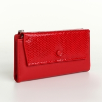 Кошелёк женский на магнитах, цвет красный Кошелёк женский на магнитах, цвет красный