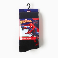 Колготки Марвел &laquo;Ночной город&raquo;, цвет чёрный/серый, 116-122 см