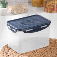 Контейнер пищевых Good & Good, с герметичной крышкой , 2,2 л, цвет прозрачный, крышка МИКС