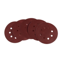 Круг абразивный шлифовальный под "липучку" ТУНДРА, перфорированный, 150 мм, Р180, 5 шт. Круг абразивный шлифовальный под "липучку" ТУНДРА, перфорированный, 150 мм, Р180, 5 шт.