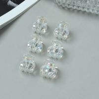 Краб для волос "Аванти" (набор 6 шт) зубчики, 2 см, прозрачный Краб для волос "Аванти" (набор 6 шт) зубчики, 2 см, прозрачный