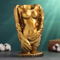 Ваза "Ангел" 26х16см, золото Ваза "Ангел" 26х16см, золото