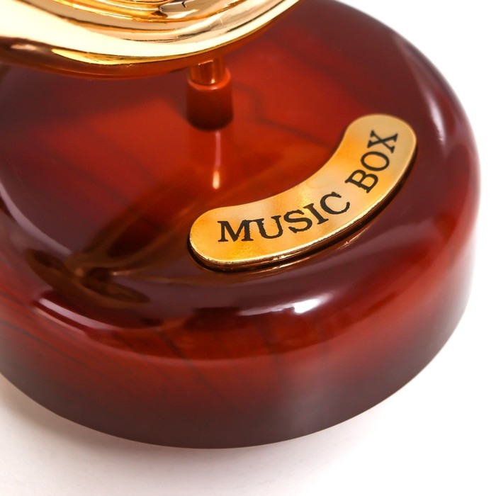 Сувенир музыкальный механический "Валторна" 9,5х15х15 см