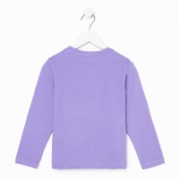 Футболка с длинным рукавом "Холодное сердце", Disney, рост 110-116, сиреневый Футболка с длинным рукавом "Холодное сердце", Disney, рост 110-116, сиреневый