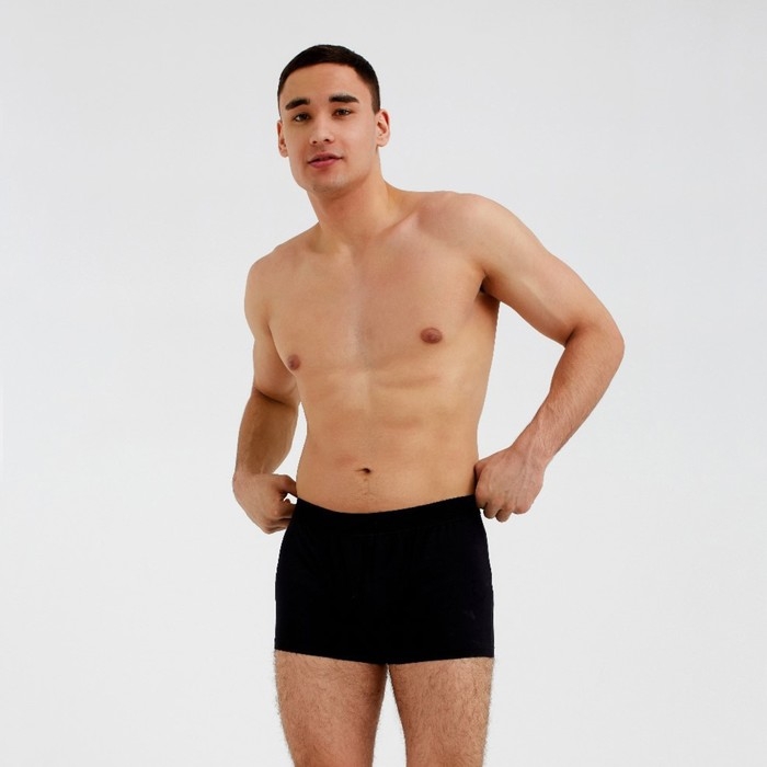 Трусы мужские боксеры MINAKU цвет чёрный, р-р 52 Трусы мужские боксеры MINAKU цвет чёрный, р-р 52