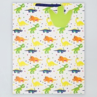 Пакет подарочный, упаковка, &laquo;Динозавры&raquo;, 51 х 40.5 х 20.5 см