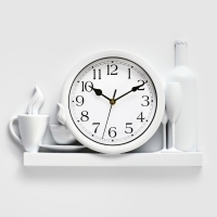 Часы настенные, для кухни "Вино или кофе?", бесшумные, 26.5 х 40.5 см, циферблат d-20 см Часы настенные, для кухни "Вино или кофе?", бесшумные, 26.5 х 40.5 см, циферблат d-20 см