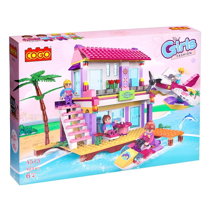 Конструктор &laquo;Девчонки: набережный домик&raquo;, 423 детали