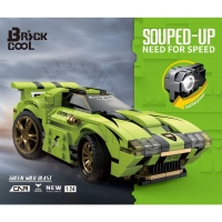 Конструктор Гонка &laquo;Цикада&raquo;, инерционный механизм, 443 детали