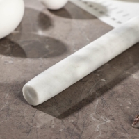 Скалка из мрамора Magistro, 25&times;2,2&times;2,2 см, цвет белый