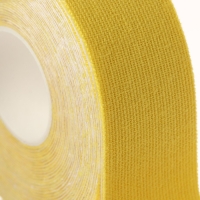 Кинезио - тейп, 2,5 см &times; 5 м, цвет жёлтый