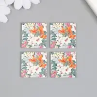 Декор для творчества акрил "Лилии в саду" 0,2х3х3,1 см