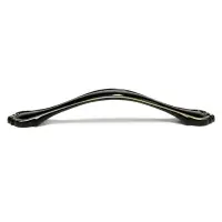 Ручка-скоба CAPPIO RSC024, м/о 128 мм, цвет черный/золото