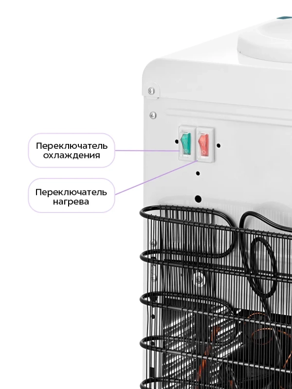 Настольный кулер для воды KT-6731 - 630 Вт