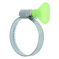 Хомут с &laquo;барашком&raquo; ZEIN engr, несквозная просечка, диаметр 30-45 мм, ширина 9 мм