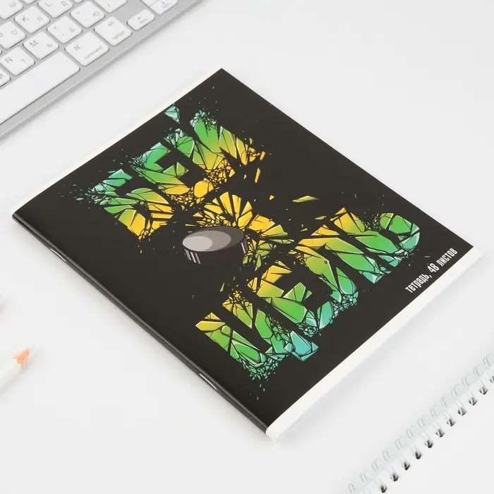 Тетрадь в клетку, 48 л., А5, на скрепке, блок №1 &laquo;Спорт&raquo; МИКС