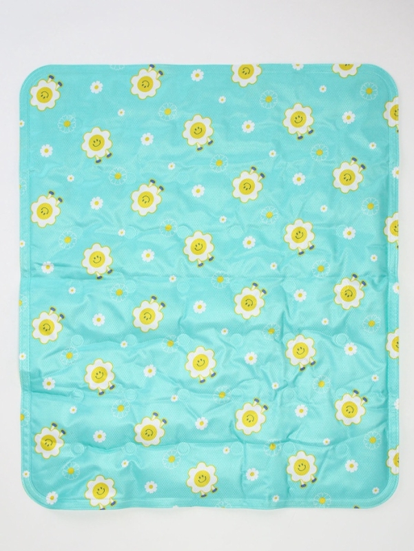 Коврик охлаждающий (гель), 65 х 50 см, ромашки