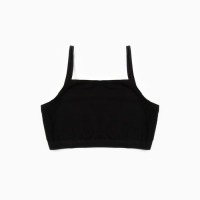 Топ для девочки, цвет черный, р-р 34