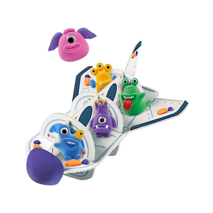 Набор легкого пластилина с 3Д конструктором &laquo;КосмоМО&raquo;