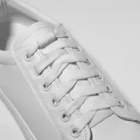 Фиксатор для шнурков, пара, d=8 мм, 1.8 см, белый