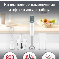 Погружной ручной блендер Optichef DD643132 с 3 насадками