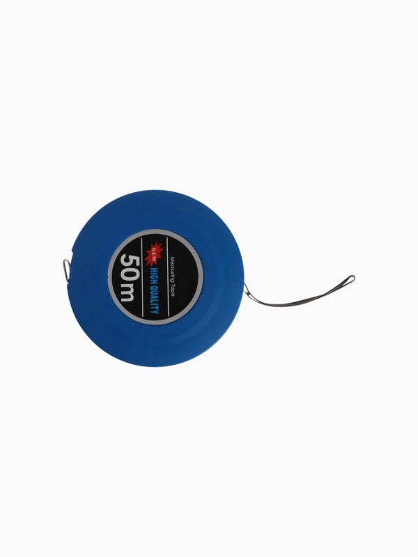 Рулетка геодезическая ЛОМ, ПВХ лента, 50 м х 12.5 мм