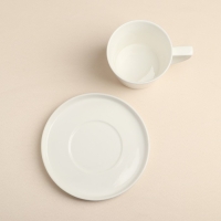 Чайная пара &laquo;Sola&raquo;, 260 мл, белая, фарфор