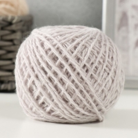 Пряжа для вязания спицами, крючком &laquo;Карачаевская&raquo;, моток, 100% акрил, 100 м/40&plusmn;5 г, (ангора)