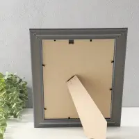 Фоторамка для фото 21х30 см (с ножкой) "Luxe Elegance" пластик, коричневый, (пластик экран)