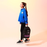 Рюкзак школьный текстильный BONES, 46х30х10 см, вертикальный карман, цвет чёрный Рюкзак школьный текстильный BONES, 46х30х10 см, вертикальный карман, цвет чёрный