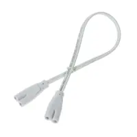 Соединительный провод для светильников, разъем L/N, 30 см, белый