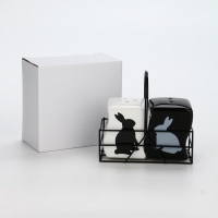 Набор для специй на подставке Дорого внимание &laquo;Зайки&raquo;, 2 шт