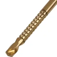 Набор сверл фрезерных универсальных ТУНДРА, HSS, TiN, цилиндр. хвостовик, 3 - 8 мм, 6 шт.