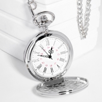 Часы карманные "Классика", кварцевые, цепочка l-40 см, d-4.5 см Часы карманные "Классика", кварцевые, цепочка l-40 см, d-4.5 см