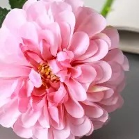 Цветы искусственные "Хризантема Амадея" d-9 см 46 см, розовый