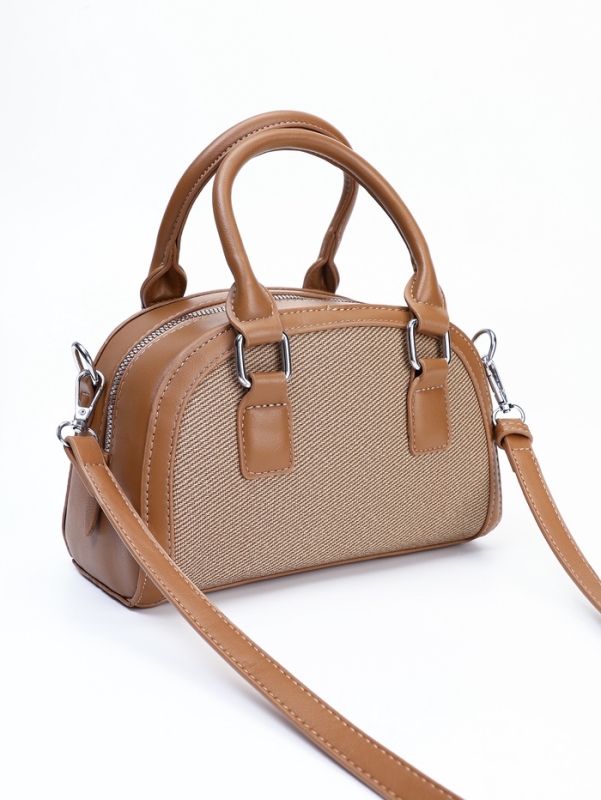 Сумка женская, 22*7*14, отд на молнии, длин ремень, коричневый Сумка женская, 22*7*14, отд на молнии, длин ремень, коричневый